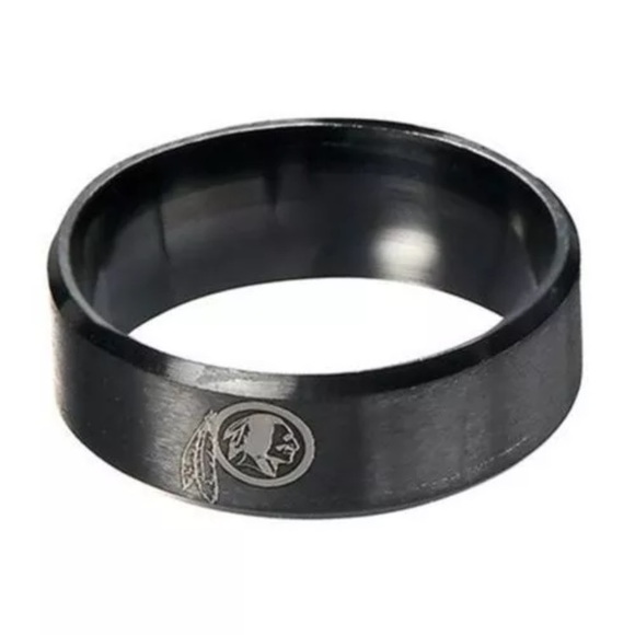 Accessories Black Stainless Steel Washington Redskins Ring Poshmark
